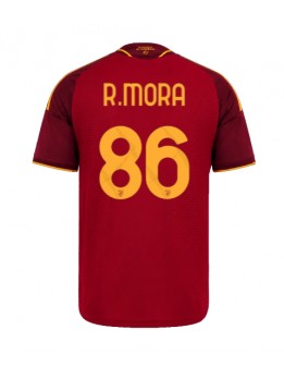 AS Roma Rodrigo Mora #86 Heimtrikot 2026-27 Kurzarm AS Roma Rodrigo Mora #86 Heimtrikot 2026-27 Kurzarm
